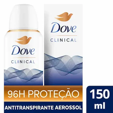 Desodorante Dove Clinical Original Clean 96h Aerosol Antitranspirante com 150ml