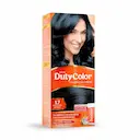Coloração Creme DutyColor para Cabelos Cor 1.7 Preto Super Azulado