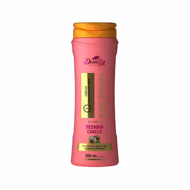 Shampoo Desalfy Riquíssima Desmaia Cabelo Óleo de Coco com 300ml