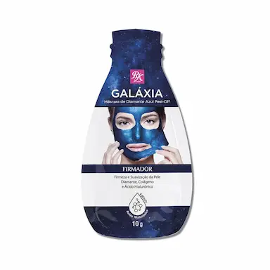 Máscara Facial de Diamante Azul Peel-Off RK By Kiss Galáxia Firmador com 1 unidade