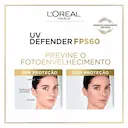 Protetor Solar Facial L'Oréal UV Defender Antioleosidade Cor Escura FPS60 com 40g