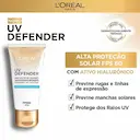 Protetor Solar Facial L'Oréal Paris UV Defender Hidratação FPS 60 40g