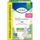 Absorvente Incontinência Urinária Tena Lady Discreet Normal 16 unidades