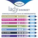 Absorvente Noturno para Incontinência Urinária Tena Lady Discreet Maxi Night com 14 unidades