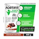 Suplemento Alimentar em Pó Fortifit Plant Protein Sabor Chocolate com Avelã com 460g