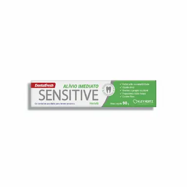 Pasta de Dente Dentalfresh Sensitive Alívio Imediato com 90g