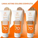 Protetor Solar Facial Actine Colors Pele Morena FPS 70 com 40g