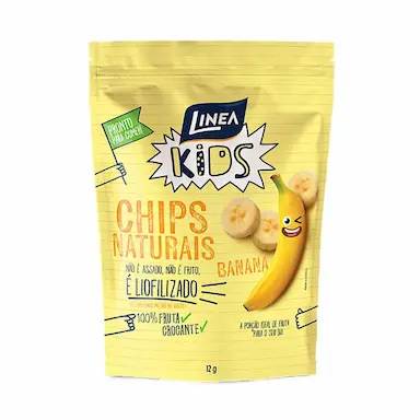 Chips Naturais Linea Kids Sabor Banana com 12g