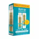 Kit Revie Revitalizador de Brilho Shampoo com 350ml + Condicionador com 350ml