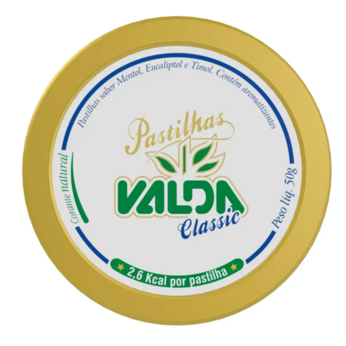 Pastilha Valda Classic 50g