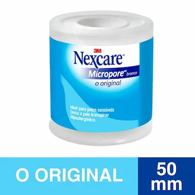 Fita Micropore Nexcare Branca 50mm x 4,5m