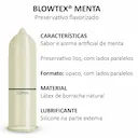 Camisinha Blowtex Menta - 3 unidades