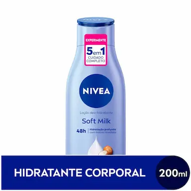 Hidratante Desodorante Nivea Soft Milk 200ml