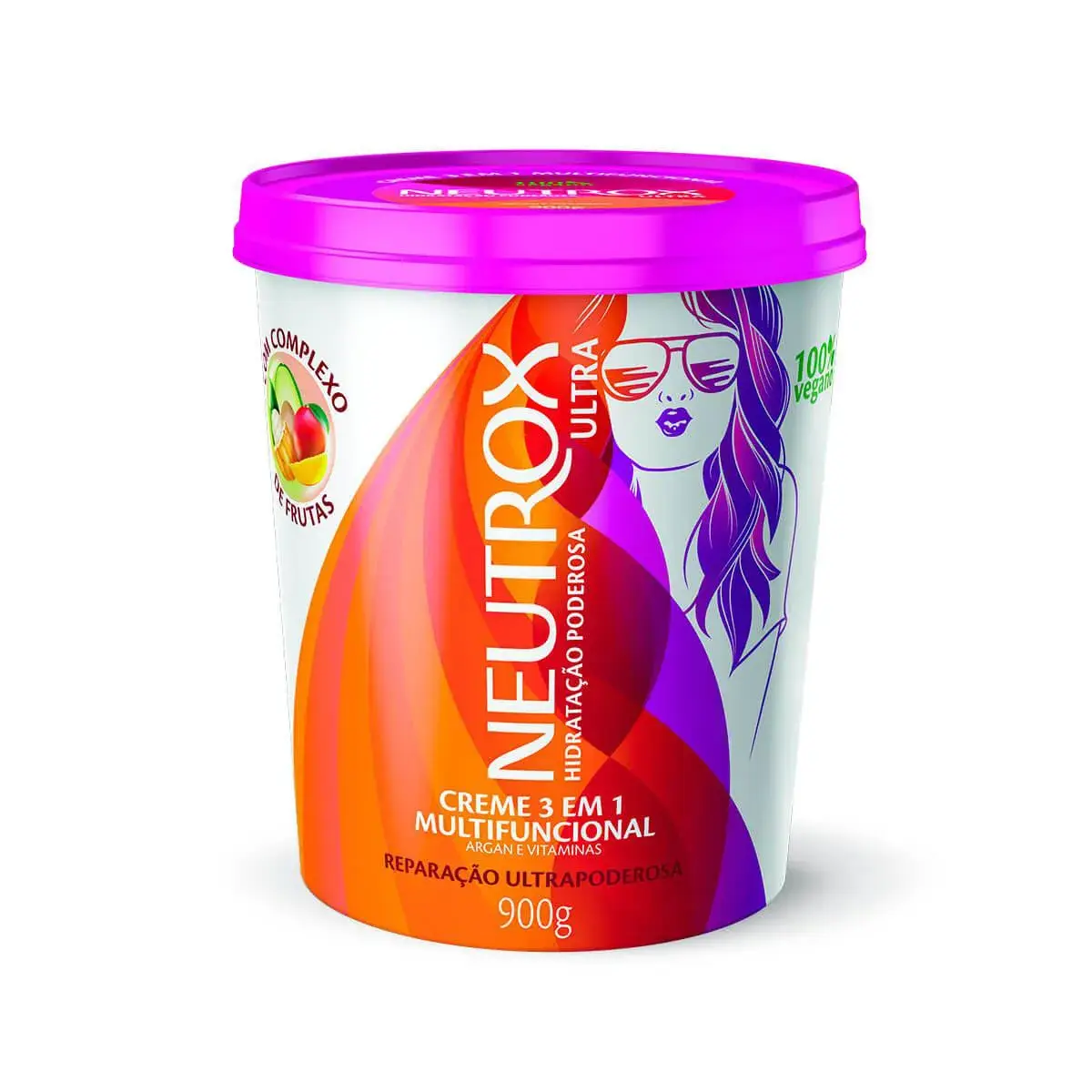 Creme 3 em 1 Neutrox Multifuncional Reparação Ultrapoderosa com 900g