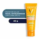 Protetor Solar Facial Idéal Soleil Purify Cor Clara FPS70 com 40g