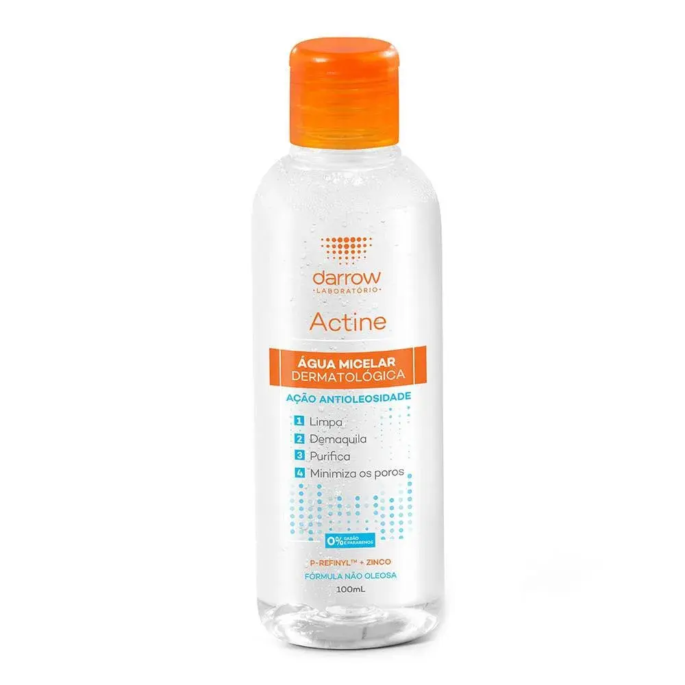 Actine Água Micelar Dermatológica com 100ml