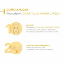 Protetor Solar Facial Bioderma Photoderm Cover Touch FPS 50 Pele Oleosa a Acneica Cor Dourada com 40ml