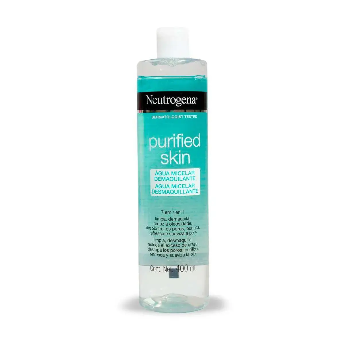Água Micelar Neutrogena Purified Skin 7 em 1 Demaquilante com 400ml