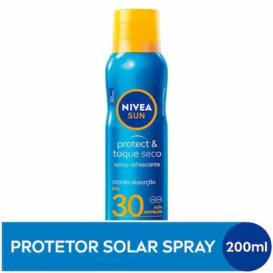 Protetor Solar Corporal Spray Nivea Sun Protect&Fresh FPS 30 com 200ml