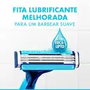 Aparelho de Barbear Gillette Prestobarba 3 Fresh Descartável com 4 unidades
