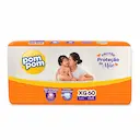 Fralda Pom Pom Protek Proteção de Mãe XG - 60 Unidades
