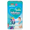 Fralda Pampers Praia e Piscina Splashers Baby Shark XG - 10 Unidades