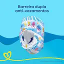 Fralda Pampers Praia e Piscina Splashers Baby Shark XG - 10 Unidades