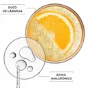 Máscara de Olhos em Tecido Garnier Hidra Bomb Suco de Laranja 6g