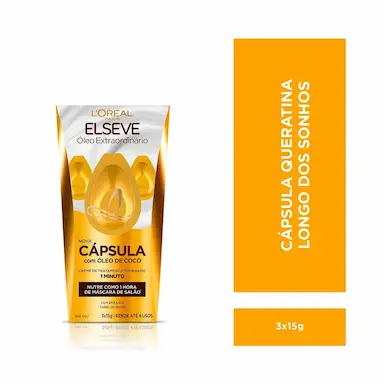 Cápsula de Tratamento Elseve Óleo Extraordinário com 3 unidades