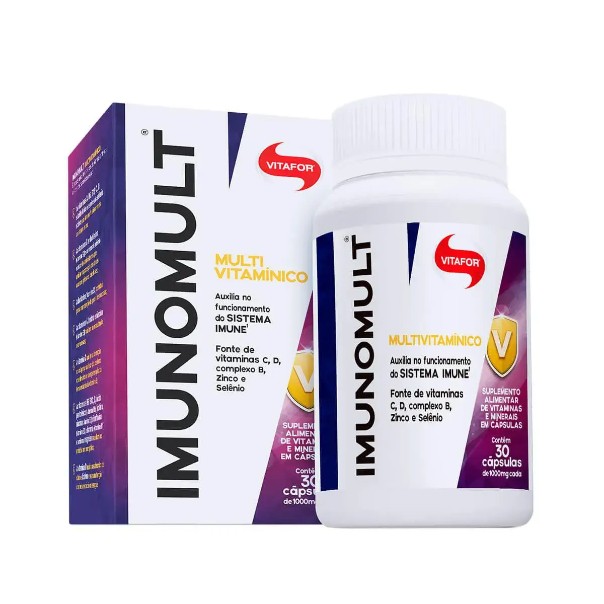 Imunomult Multivitamínico com 30 cápsulas
