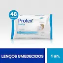 Lenço Umedecido Protex Baby Proteção Delicada com 48 unidades