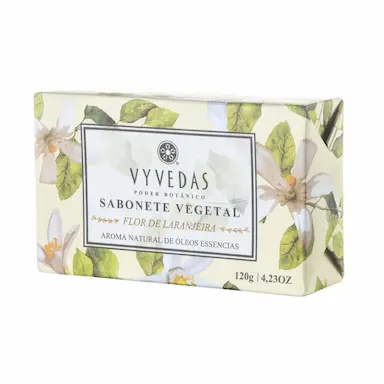 Sabonete Vegetal em Barra Vyvedas Flor de Laranjeira