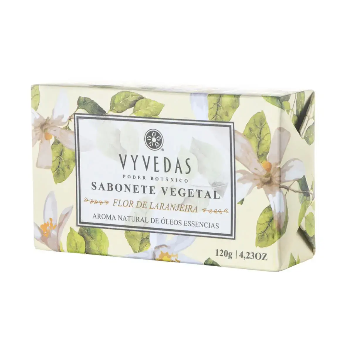 Sabonete Vegetal em Barra Vyvedas Flor de Laranjeira