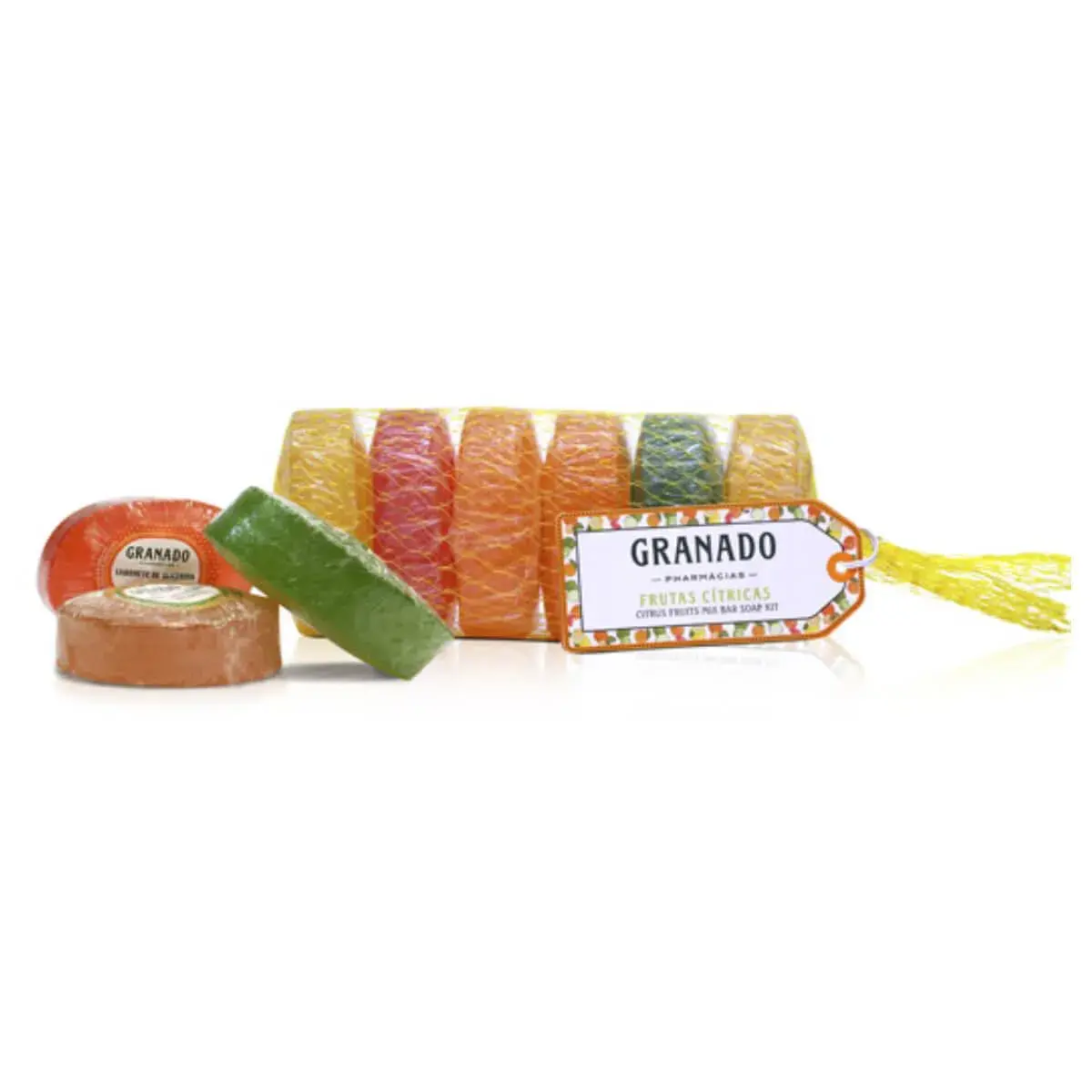 Kit Sabonete em Barras Granado Mix Frutas Cítricas com 6 unidades de 90g cada