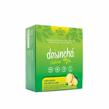 Desinchá Sabores Abacaxi com Limão Siciliano com 30 sachês