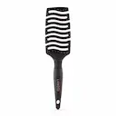 Escova de Cabelo Lanossi Flex Ventilada Preta com 1 unidade