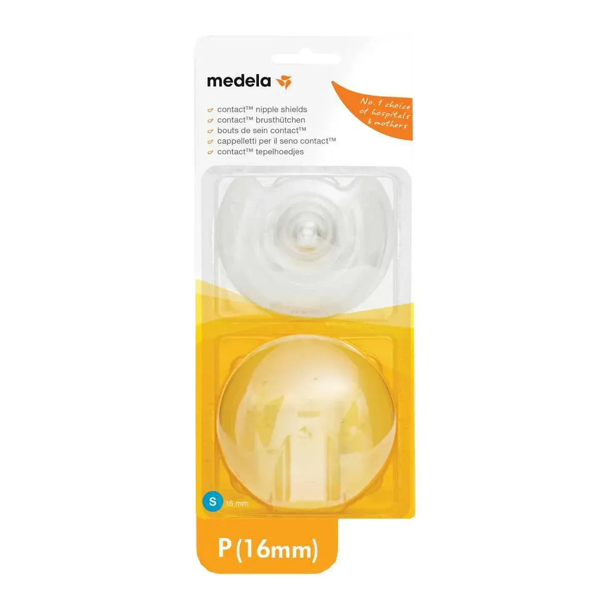Protetor de Mamilo de Silicone Medela P 16mm 2 Unidades