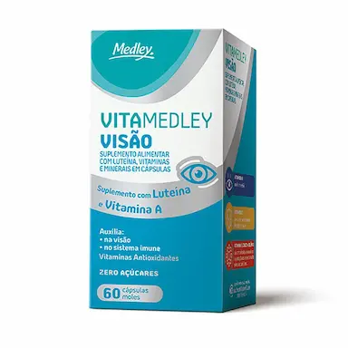 Suplemento Vitamínico VitaMedley Visão com 60 cápsulas