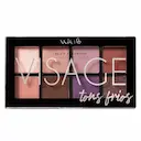 Paleta de Sombras Vult Visage Tons Frios com 16g