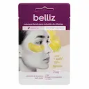 Máscara Facial para Redução de Olheiras Belliz Ouro + Acetil Tetralpeptídeo com 1 par