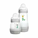 Kit Mamadeira MAM Easy Start Starter Set Cinza com 2 unidades
