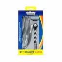 Kit Aparelho de Barbear Prestobarba 3 com 3 unidades +  1 Aparelho Gillette Mach 3