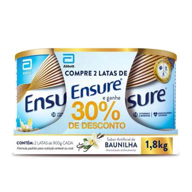 Suplemento Nutricional Ensure Baunilha 1,8kg