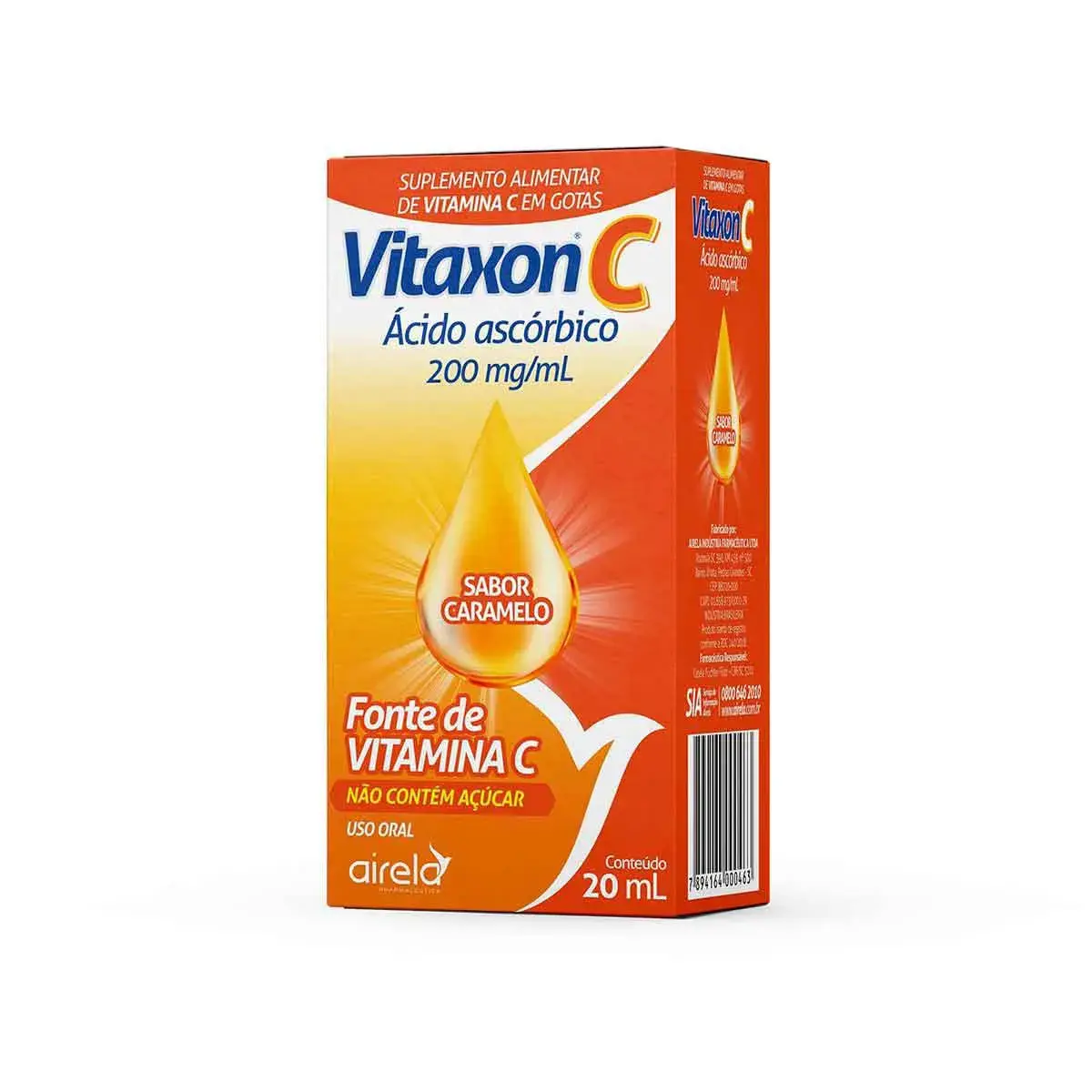 Vitamina C Vitaxon C 200mg/ml Gotas com 20ml