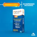 Vitamina D Inpruv D 2.000UI Sabor Doce de Leite  Zero Açúcar 30 comprimidos mastigáveis