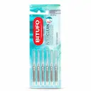 Escova de Dente Interdental Bitufo Interclean Ultrafina Cilíndrica com 6 unidades