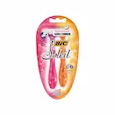Kit Aparelho de Depilar Bic Soleil com 4 unidades + Porta Biquíni Exclusivo