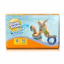 Fralda Pom Pom Praia e Piscina Tchibum G - 10 Unidades