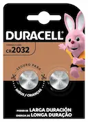 Pilha de Lítio Duracell Tipo Moeda Bateria CR 2032 com 2 unidades
