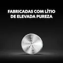 Pilha de Lítio Duracell Tipo Moeda Bateria CR 2032 com 2 unidades